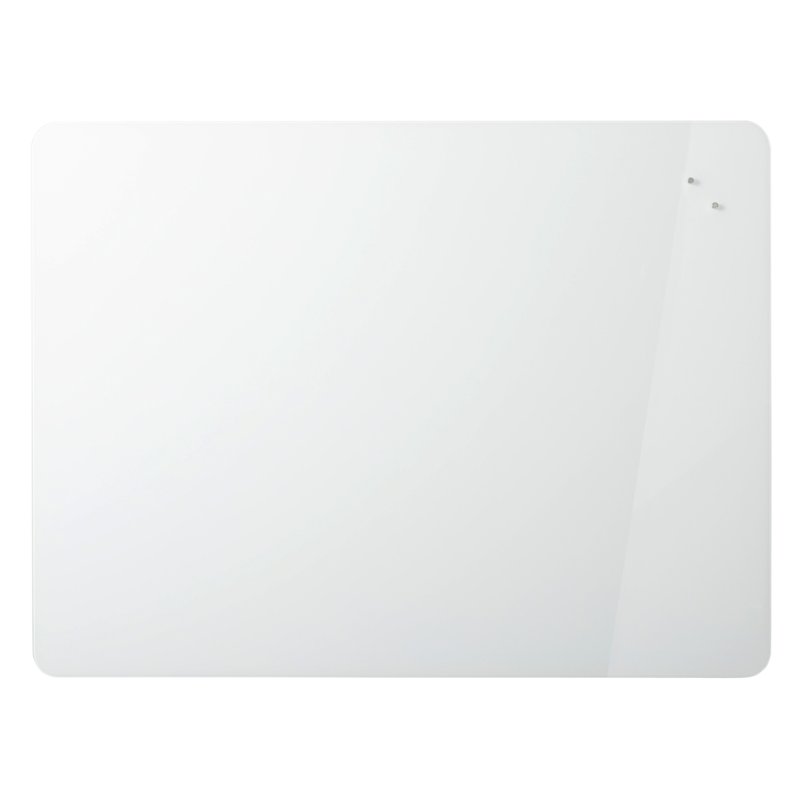 ARCHYI glas-magneetbord Porto, magnethaftend, 1200×900 mm, wit