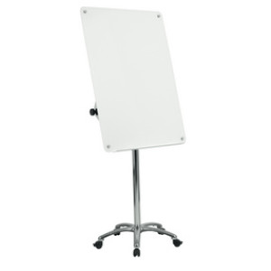 ARCHYI flipchart Porto, glasoppervlak, mobiel, 750×1000 mm