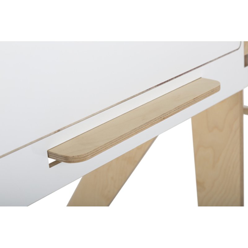 ARCHYI flipchart Pico, draagbaar, houten statief, 65×68,5×180 cm