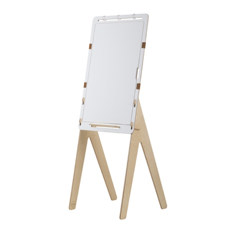 ARCHYI flipchart Pico, draagbaar, houten statief, 65×68,5×180 cm