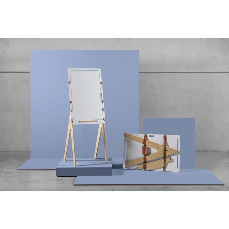 ARCHYI flipchart Pico, draagbaar, houten statief, 65×68,5×180 cm