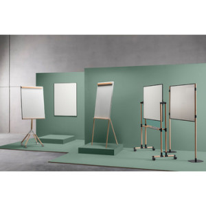 ARCHYI flipchart Giro, driepoot statief, hoogte verstelbaar, 70×75×185 cm