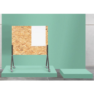 ARCHYI multifunctionele tafel, mobiel onderstel verzinkt staal, 4 zwenkwielen, 1500×666×1800 mm