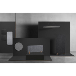 ARCHYI bureauscheidingswand Akustik Sculpo, 1400 x 400 x 33 mm, geluidsabsorberend