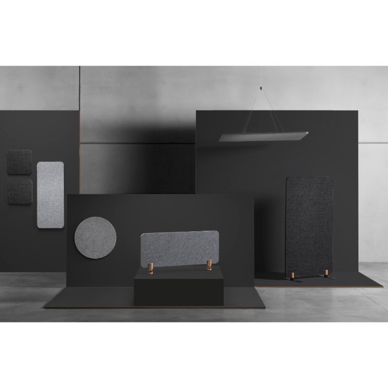 ARCHYI tafelscheidingswand Akustik Sculpo, 1200×400×33 mm, PET-materiaal