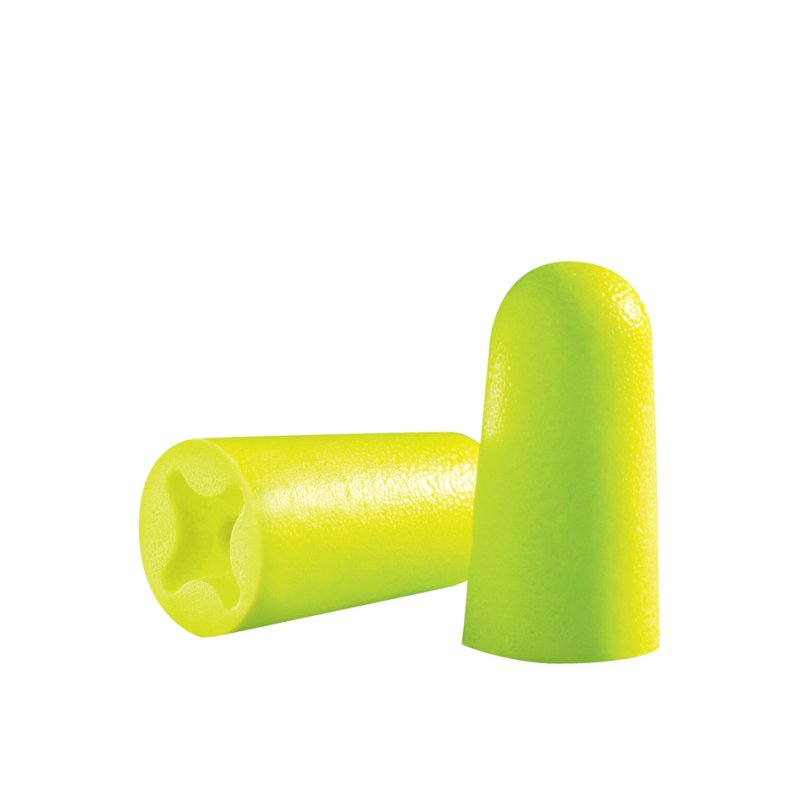 uvex disposable earplugs x-fit, lime green, 200 pairs