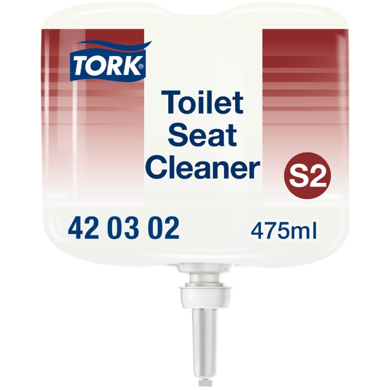 Tork nettoyant pour siège de toilette, système S2, incolore, 475 ml