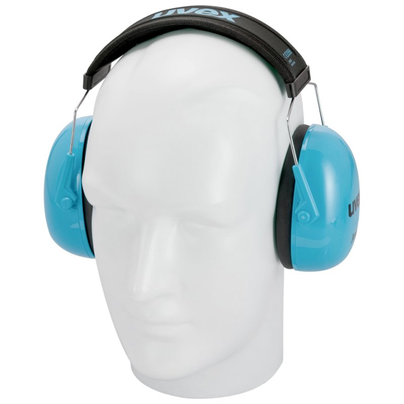 uvex K Junior gehoorbescherming, blauw/zwart, SNR 29 dB, 167 g