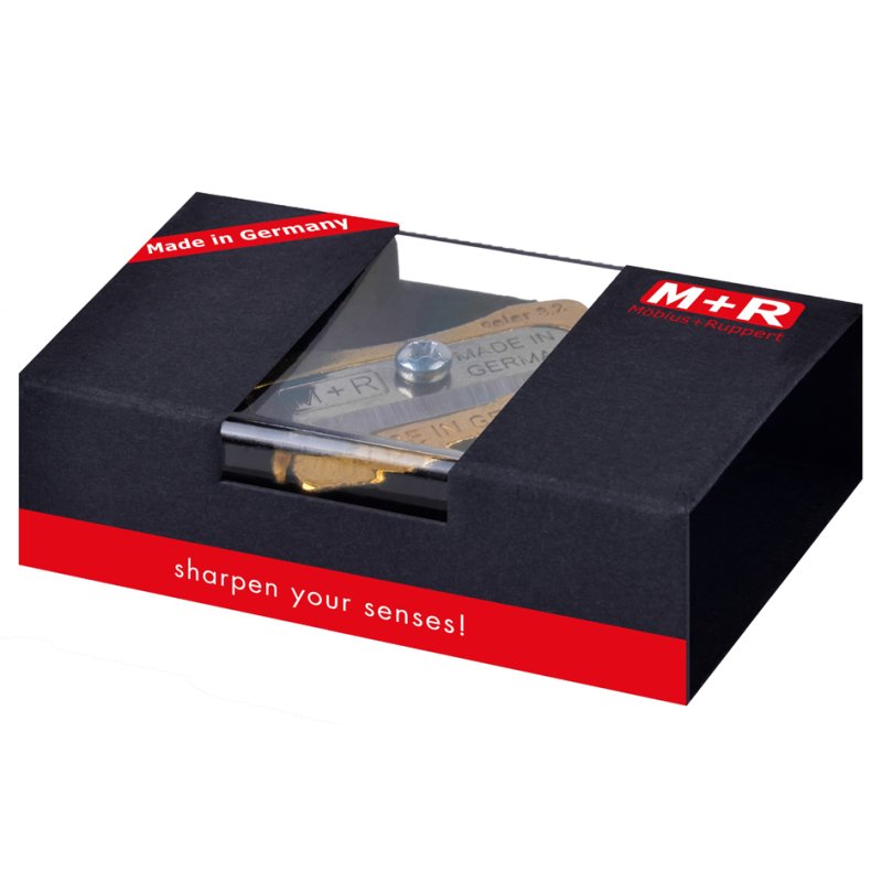 M+R taille-crayon Minofix, laiton, pour mines 2,0-3,2 mm