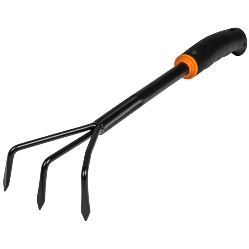 Bradas tuinklauw deluxe, 3-tands, 380 mm, zwart