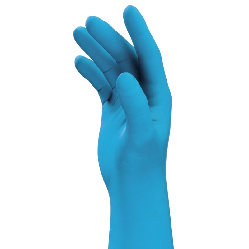 uvex gants de protection jetables u-fit, bleu, taille S, 100 pièces