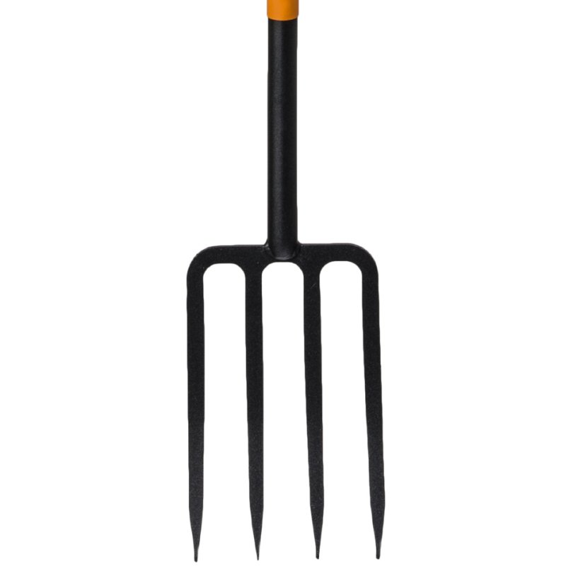Bradas fourche-bêche, 125 cm, 4 dents, noir/orange