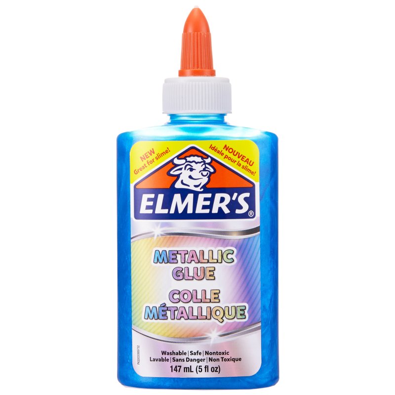 ELMER'S metaalkleurnijmlijm, blauw, 147 ml