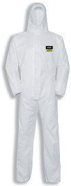 uvex wegwerpoverall 5/6 classic, wit, XXL