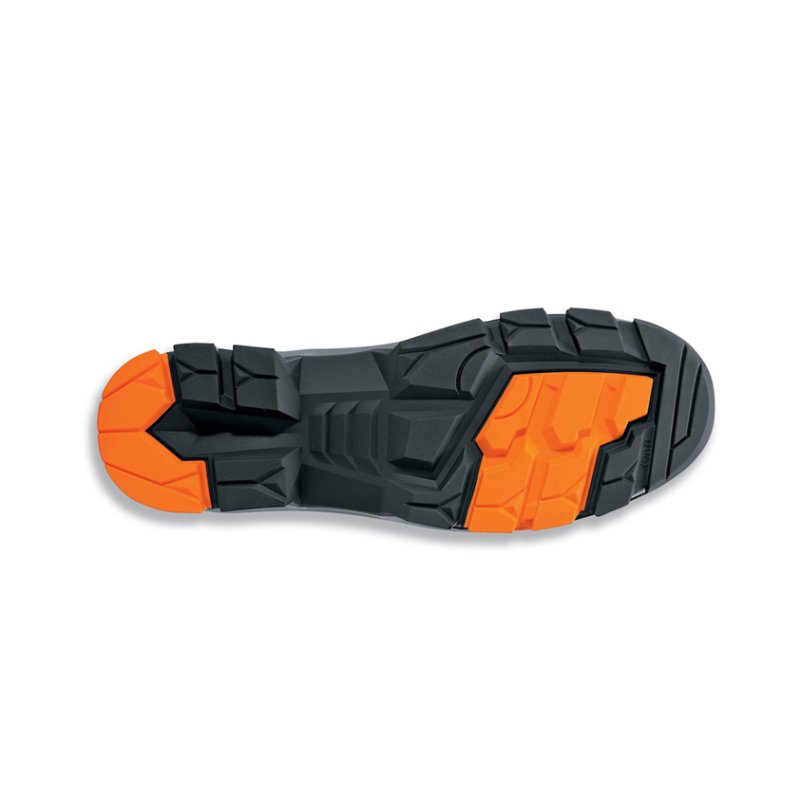 uvex 2 chaussure de sécurité mi-haute S3 SRC, taille 42, noir/orange