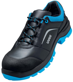 uvex 2 xenova veiligheidsschoen S3 SRC, maat 45, zwart/blauw