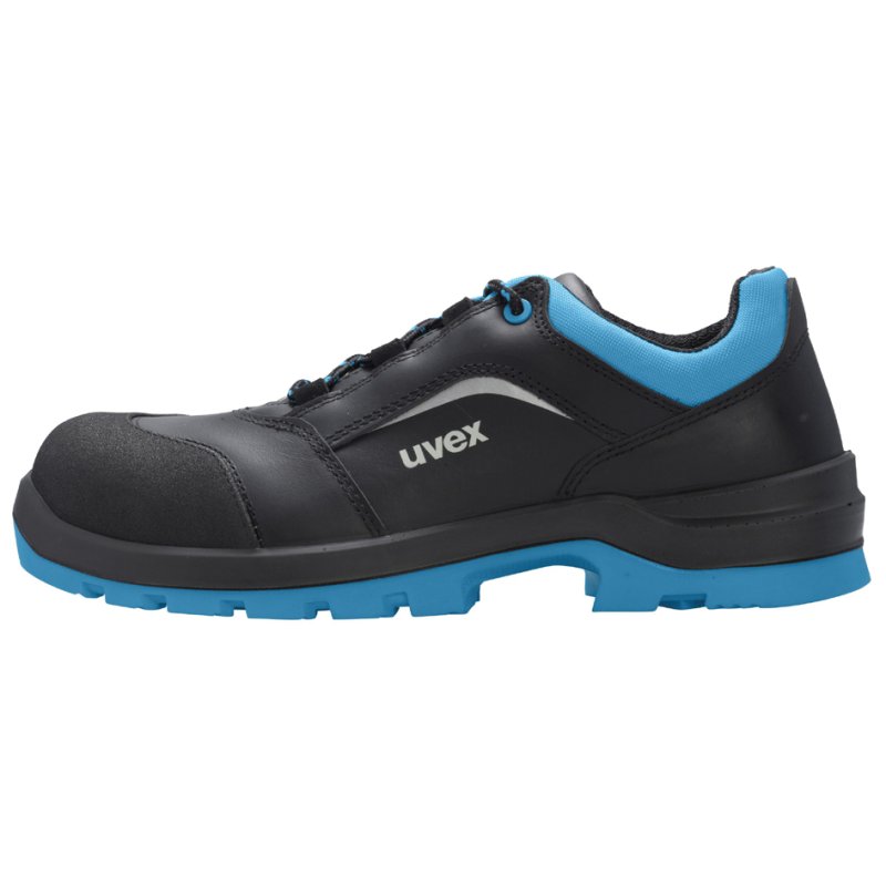 uvex 2 xenova chaussure de sécurité S3 SRC, taille 47, noir/bleu
