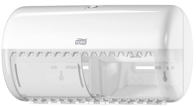 Tork toiletrolhouder Elevation, wit, T4 systeem, afsluitbaar