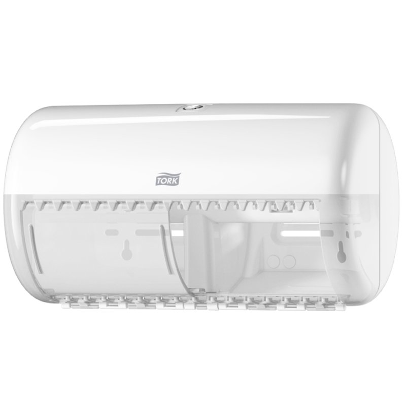 Tork porte-rouleau de papier toilette Elevation, blanc, système T4, verrouillable