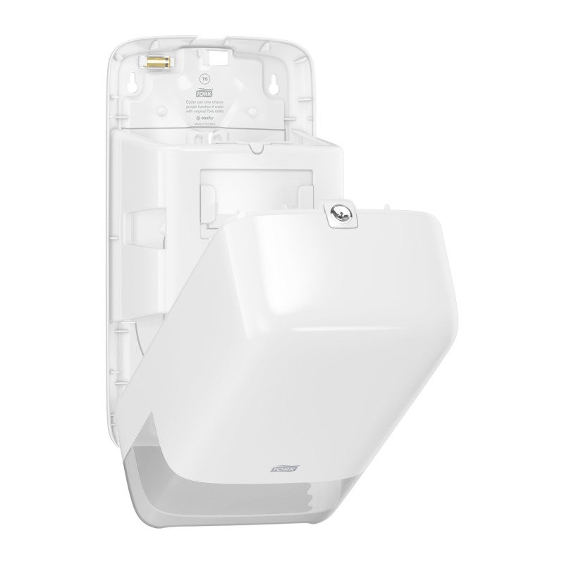 Tork dispenserrol voor toiletpapier dubbel, wit, T6 systeem