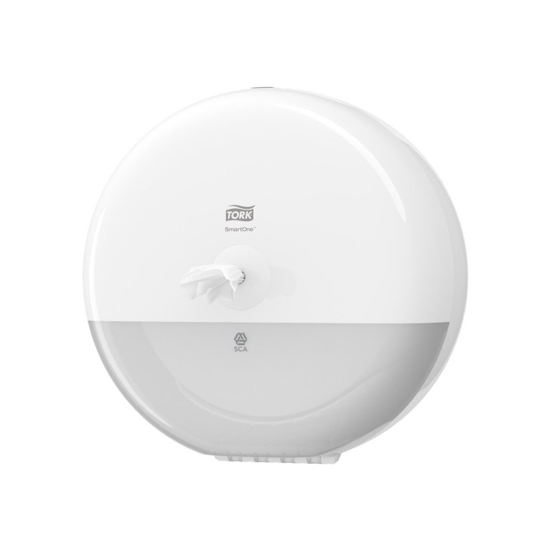 Tork porte-rouleau de papier toilette SmartOne, blanc, système T8