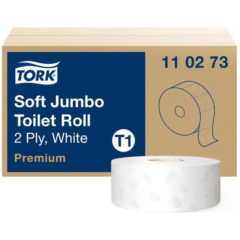 Tork papier toilette jumbo, 2 épaisseurs, blanc, 360 mètres