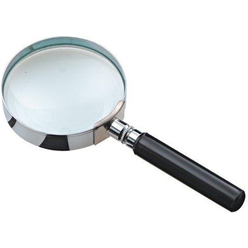 Wonday loupe de lecture avec poignée, rond, diamètre 75 mm, grossissement 3x