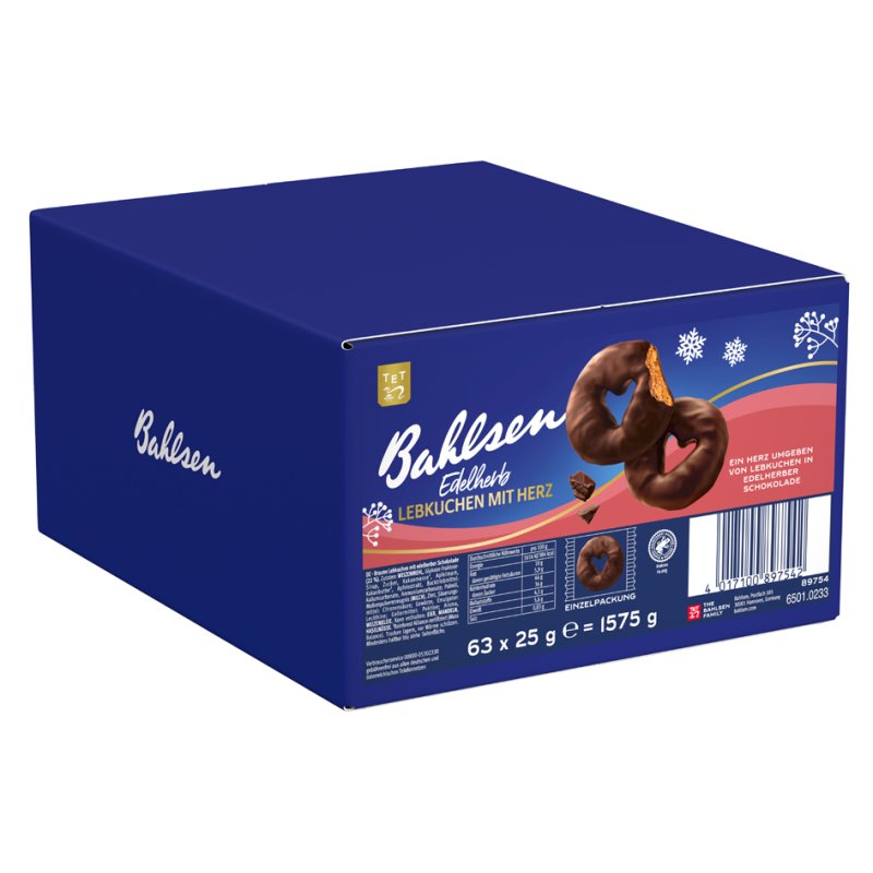 Bahlsen pain d'épices avec cœur, en boîte