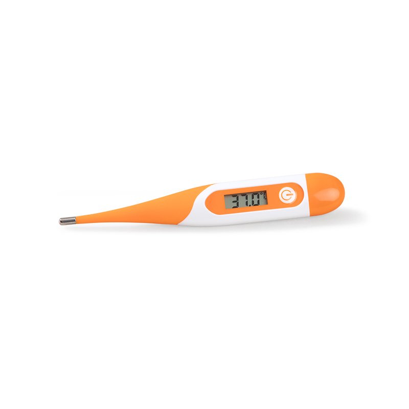 HARO thermomètre numérique, pointe flexible, blanc/orange, numérique