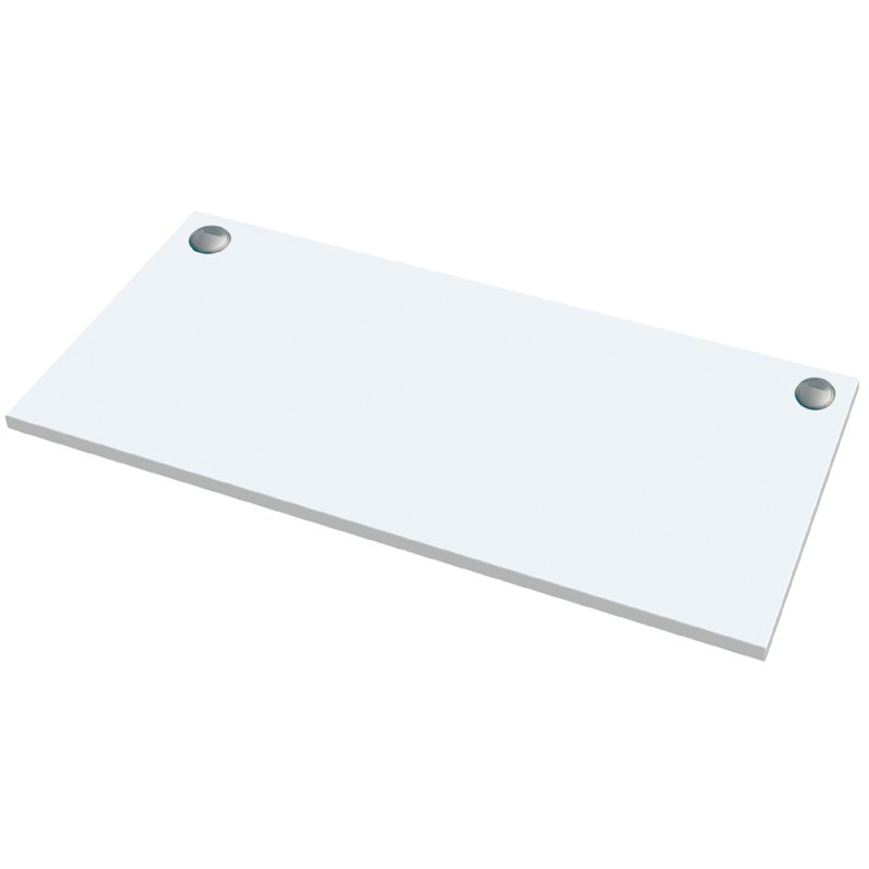 Fellowes plateau de bureau, 1200×800×25 mm, blanc, revêtement mélamine