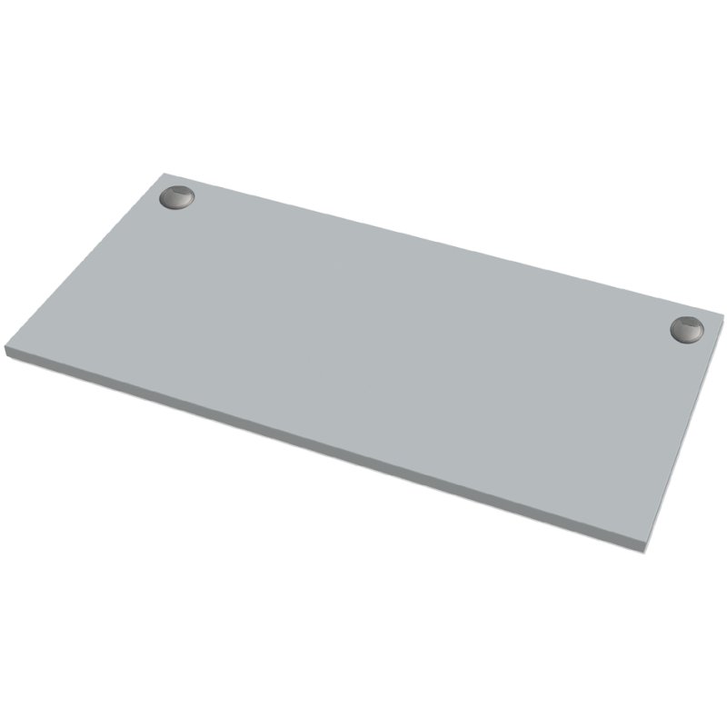 Fellowes plateau de bureau, 1200×800×25 mm, blanc, revêtement mélamine