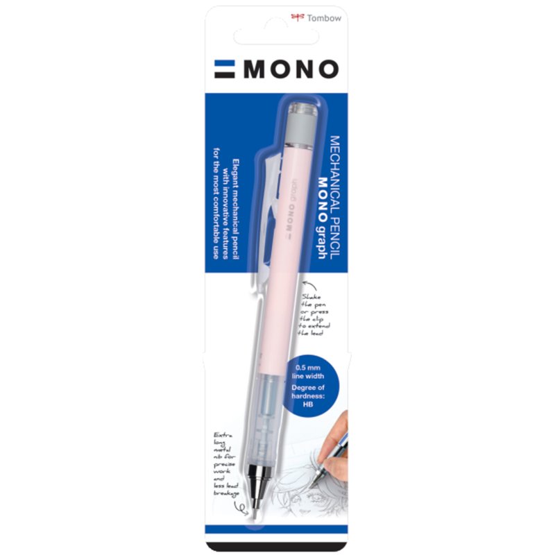 TOMBOW vulpotlood MONO graph Pastel, korallenroze, 0,5 mm