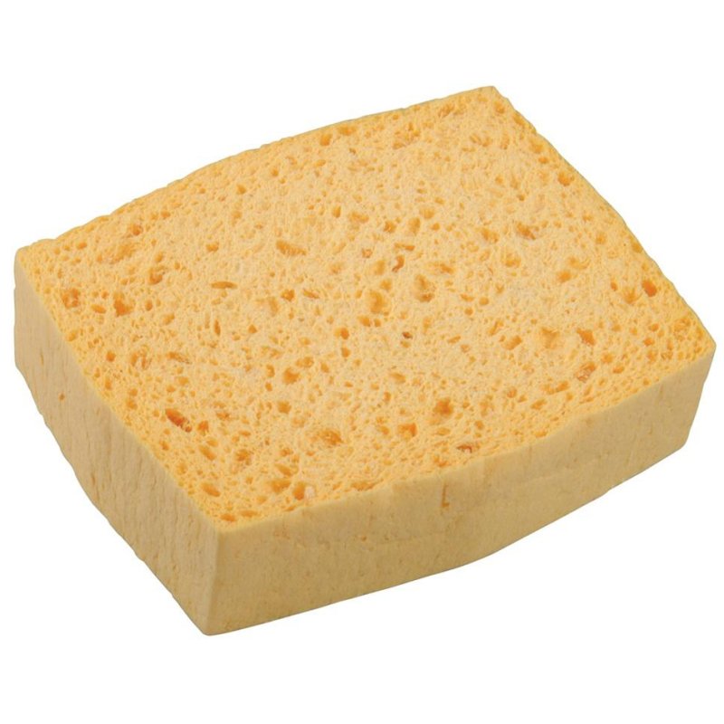 NIGRIN Performance éponge automobile rectangulaire, jaune, 100% fibres naturelles, 160×110×40 mm