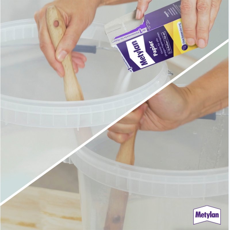 Metylan colle à papier peint, cellulose de méthyle, 125 g, 50 m²