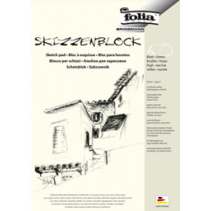 folia schetsblok A3, 120 g/m², 50 vel