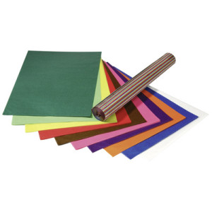 folia transparantpapier gekleurd, 500×700 mm, 42 g/m², 100 vel