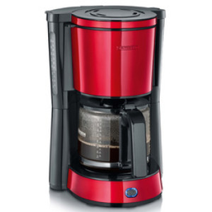 SEVERIN koffiezetapparaat KA 4817, 1000 W, rood/zwart, 10 tassen
