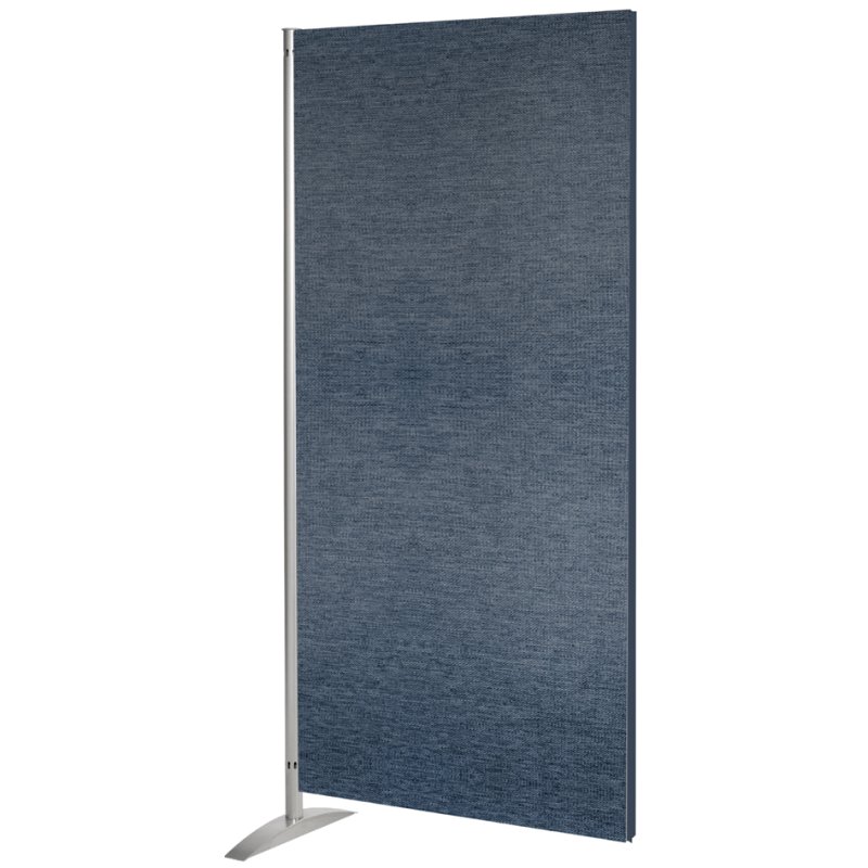 kerkmann panneau textile Metropol, gris, 800×1750 mm, isolation acoustique et visuelle