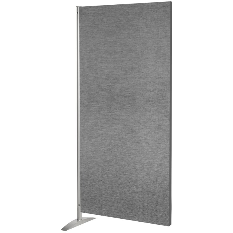 kerkmann panneau textile Metropol, gris, 800×1750 mm, isolation acoustique et visuelle