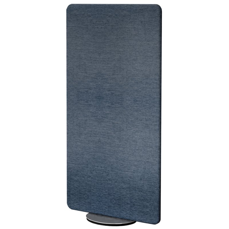 kerkmann textielwand Metropol, draaibaar, 800×1700 mm, blauw