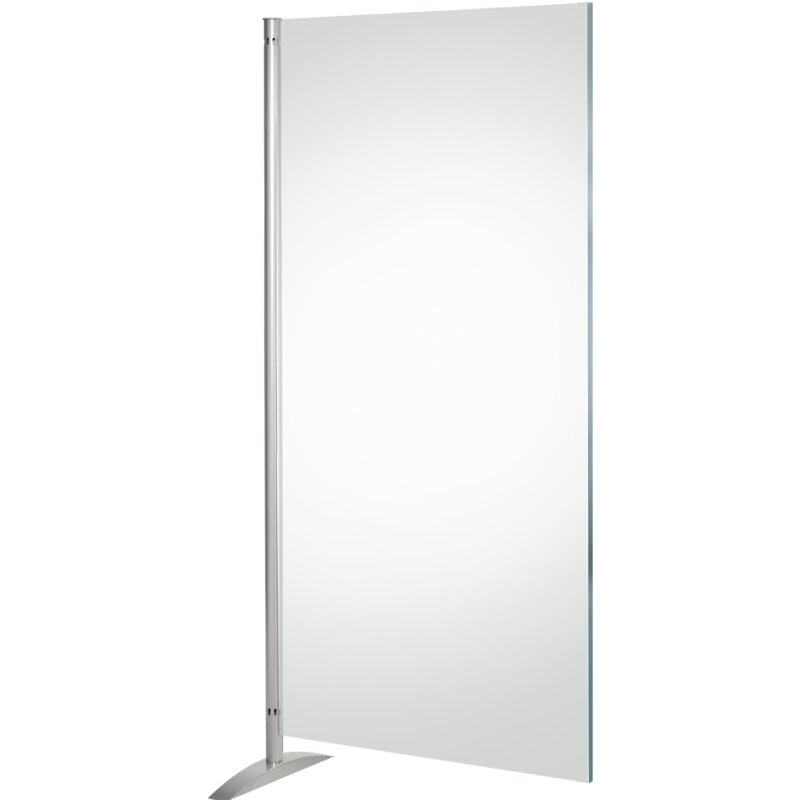kerkmann acrylelement Metropol, transparant, 800×1750 mm, 5 mm dik