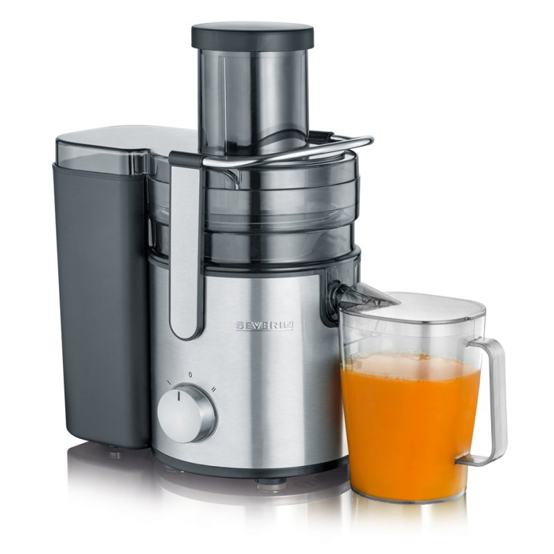 SEVERIN juice extractor ES 3570, stainless steel/black