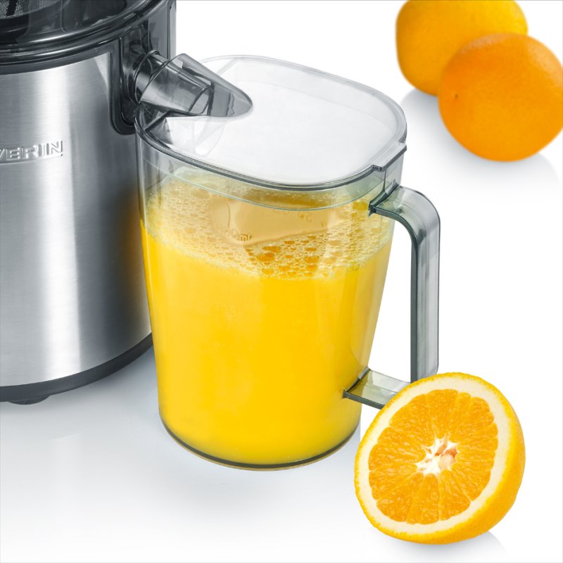SEVERIN juice extractor ES 3570, stainless steel/black