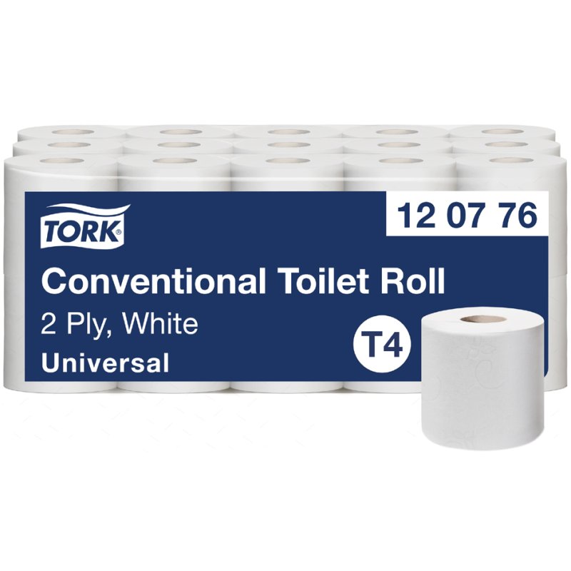 Tork toilet paper, 2-ply, white, 30 rolls