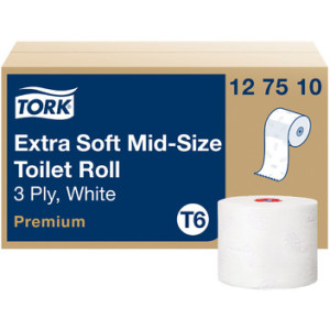 Tork toiletpapier middenbehanger, 3-laags, wit, 70 meter