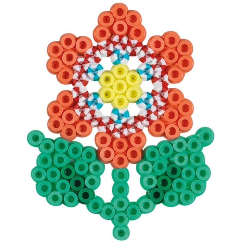 Hama iron-on beads midi Stripe beads Flower, 5.0 mm diameter, approx. 350 pieces
