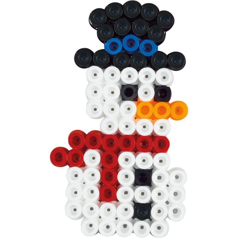 Hama fuse beads maxi heart shape, 600 pieces, 10 mm