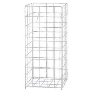 Tork afvalbak draadstalen frame, wit, 60 liter