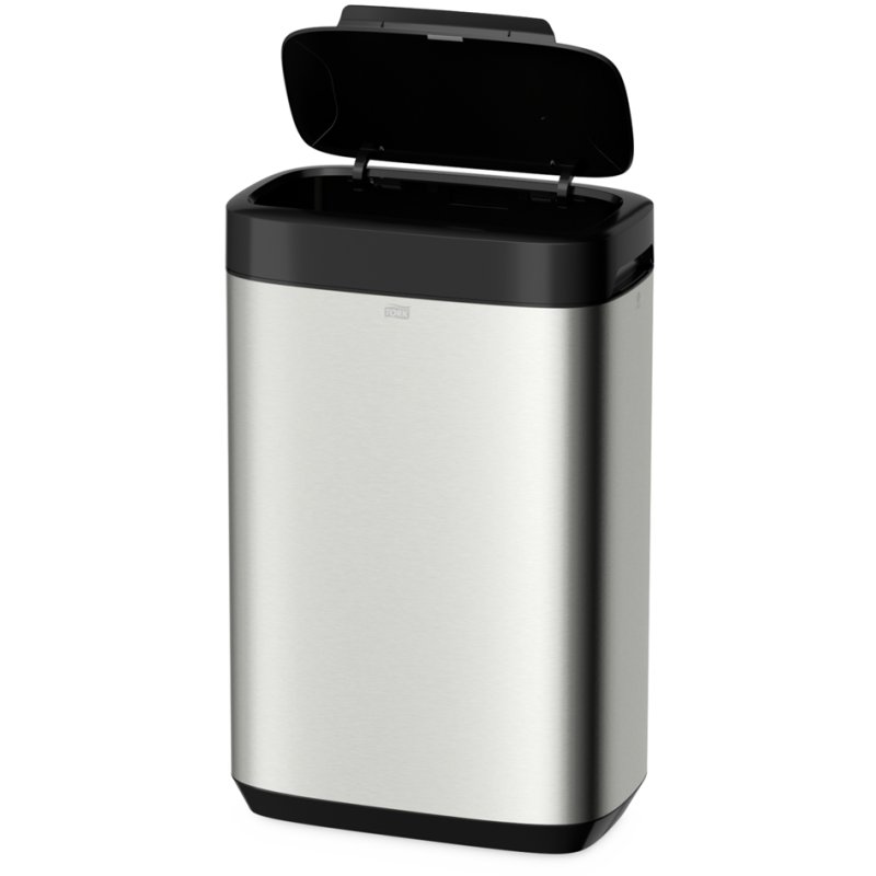 Tork afvalbak Image Design, 50 liter, zilver/zwart