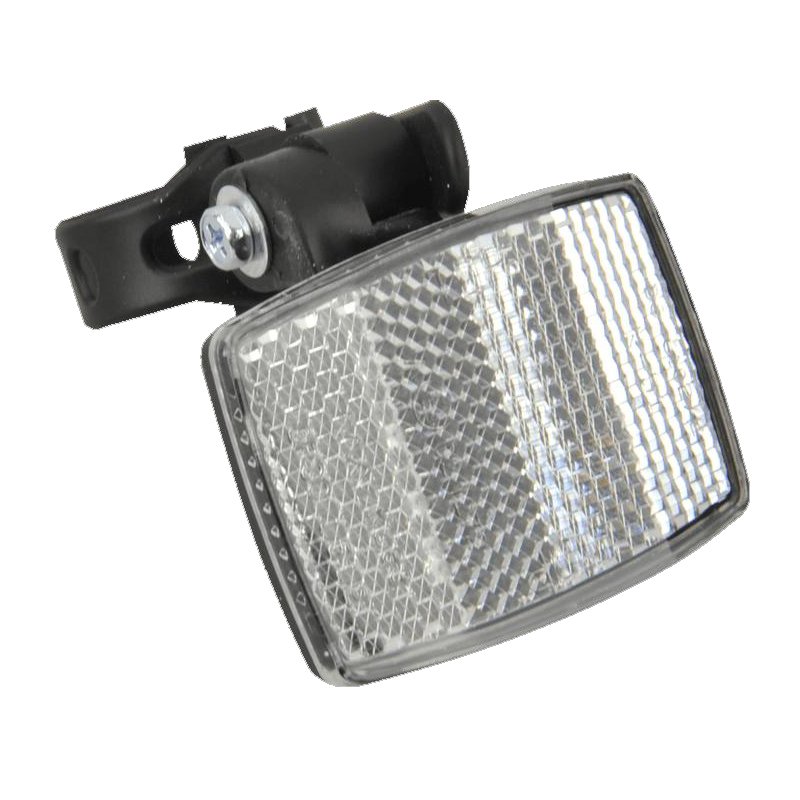 FISCHER bicycle headlight, black/white, StVZO-approved